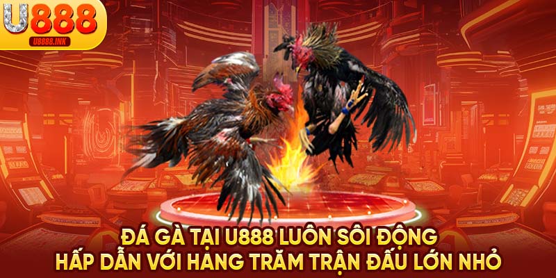 Đá Gà U888 | Cá Cược An Toàn, Chinh Phục Giải Thưởng Lớn 5 Đá gà tại U888 luôn sôi động, hấp dẫn với hàng trăm trận đấu lớn nhỏ
